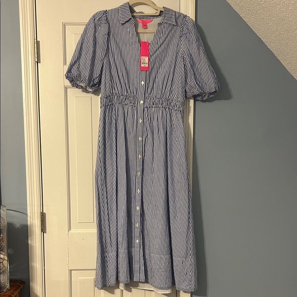Lilly Pulitzer Tassie Elbow Sleeve Midi Dress